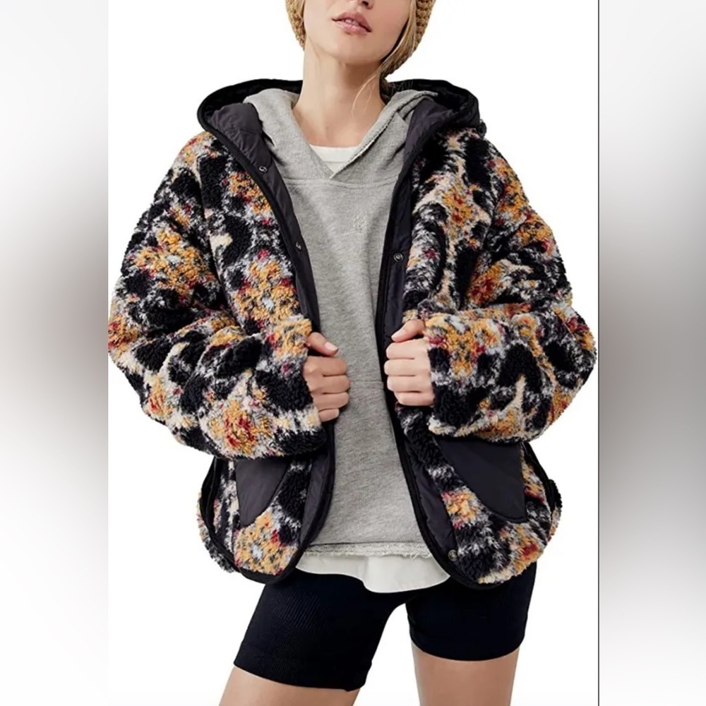 Free People Jacquard Elevation Reversible Jacket size Small NWT